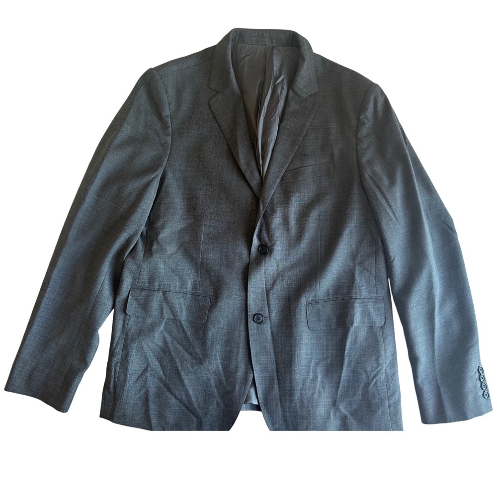 Jack Spade Warren Street New York Gray Wool‎ Blend Blazer Jacket Men's Size 46
